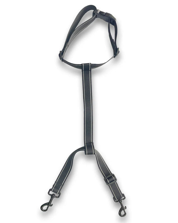 Safety Adjustable Dog Leash – Retractable, Secure Locking, All-Weather Pet Scooter Tether