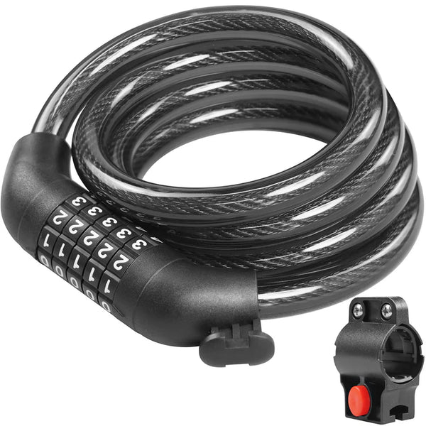 S3 Heavy-Duty 5-Digit Bike Lock – Resettable Anti-Theft Combination Code
